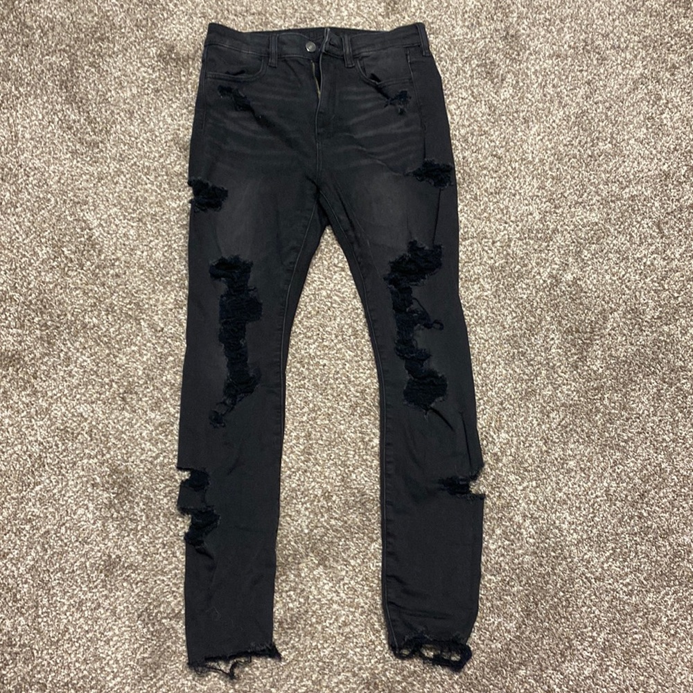 American Eagle High-Waisted Ripped Jeggings